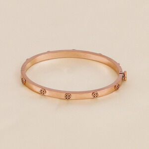 Tory Burch Titanium Steel Couple Bracelet Open Pair